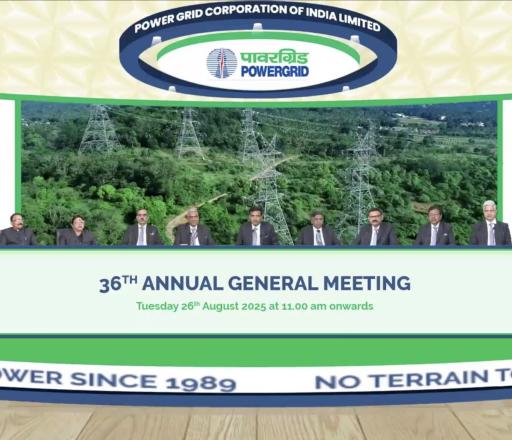 36th AGM of POWERGRID held in virtual mode