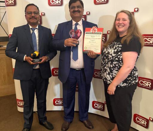पावरग्रिड को अंतर्राष्ट्रीय सीएसआर उत्कृष्टता स्वर्ण पुरस्कार से सम्मानित किया गया
