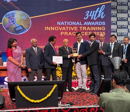 POWERGRID wins 1st Prize at ISTD’s 34th National Award for Innovative Training Practices