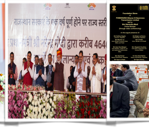 Hon’ble PM, Shri Narendra Modi, laid the foundation stones for 6 POWERGRID projects